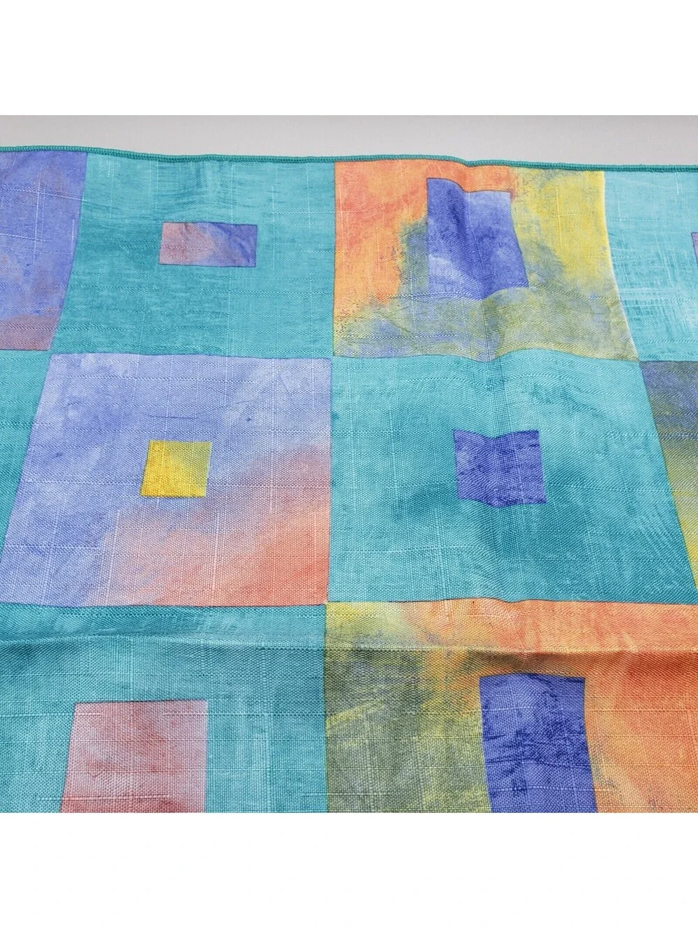 4 Napkins Dixieland Square NWT Home Wear USA Blue Yellow Orange